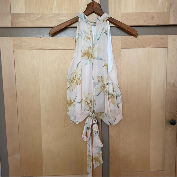 Y2K Floral Pastel Halter Top - Picture 6 of 9
